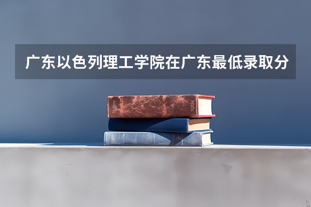 广东以色列理工学院在广东最低录取分数参考