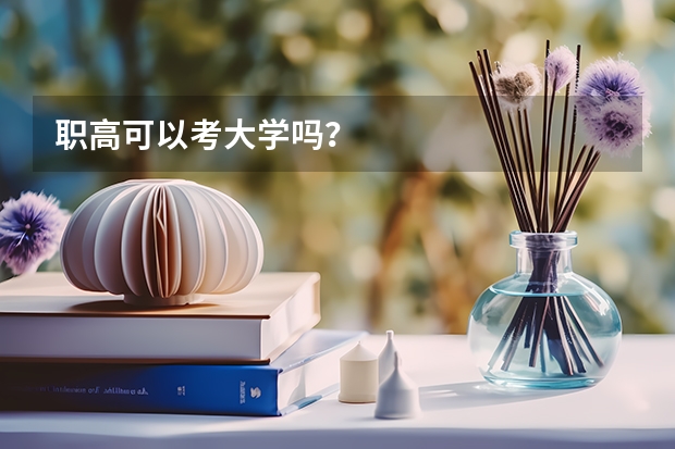 职高可以考大学吗？