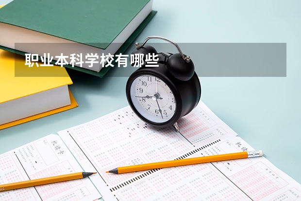 职业本科学校有哪些