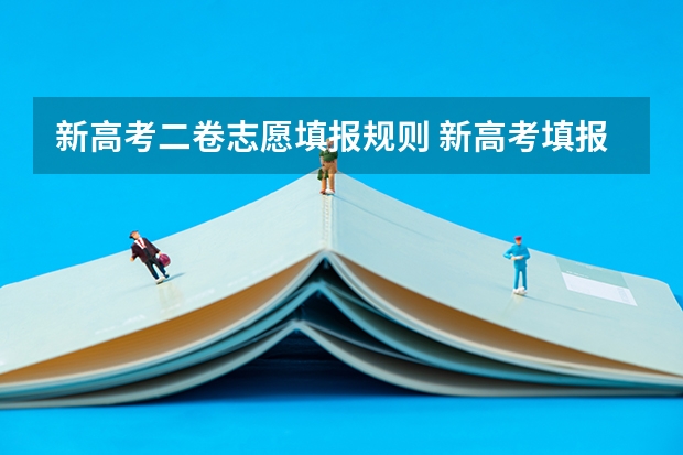 新高考二卷志愿填报规则 新高考填报志愿规则
