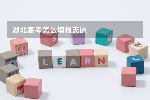 湖北高考怎么填报志愿
