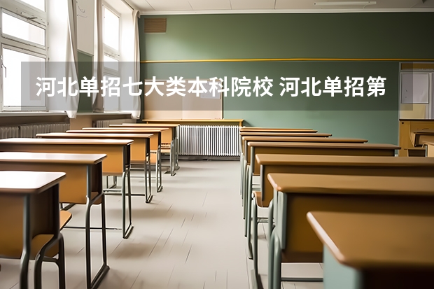 河北单招七大类本科院校 河北单招第七大类学校分数线
