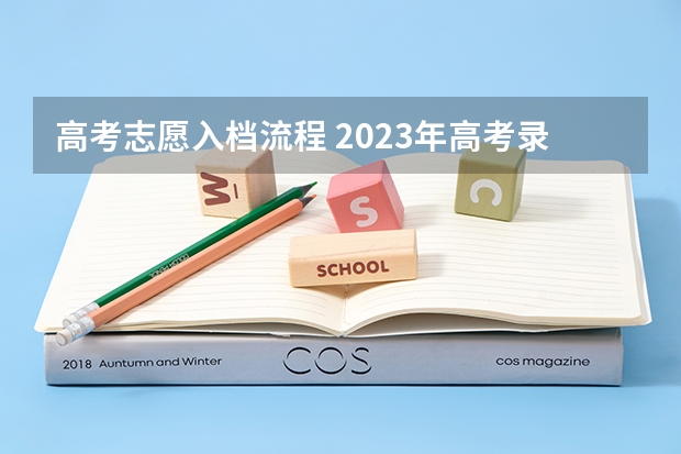 高考志愿入档流程 2023年高考录取流程