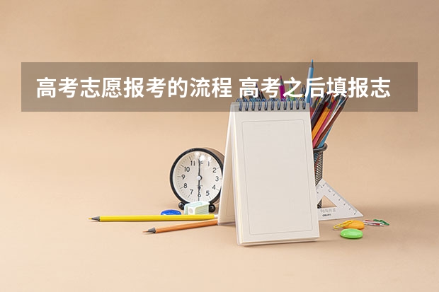 高考志愿报考的流程 高考之后填报志愿流程