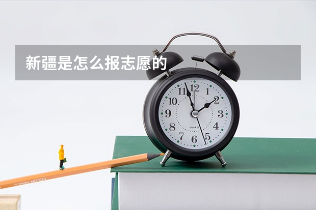 新疆是怎么报志愿的