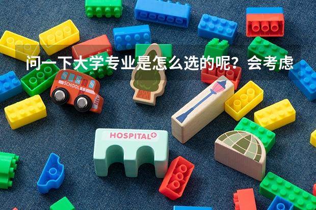 问一下大学专业是怎么选的呢?会考虑什么呢?会去哪里看大学与专业呢?