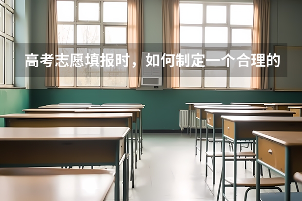 高考志愿填报时，如何制定一个合理的选校策略？