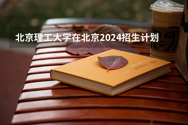 北京理工大学在北京2024招生计划如何