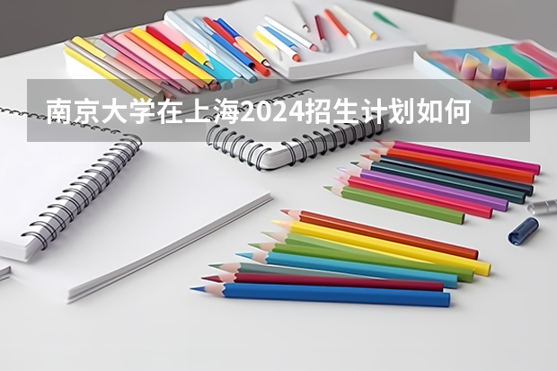 南京大学在上海2024招生计划如何