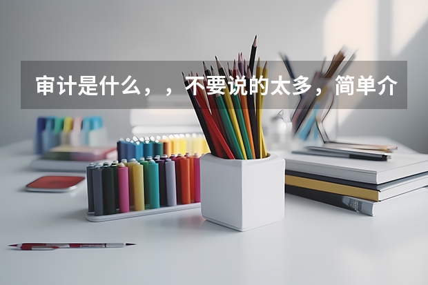 审计是什么，，不要说的太多，简单介绍下就好了，，，，高考志愿需要