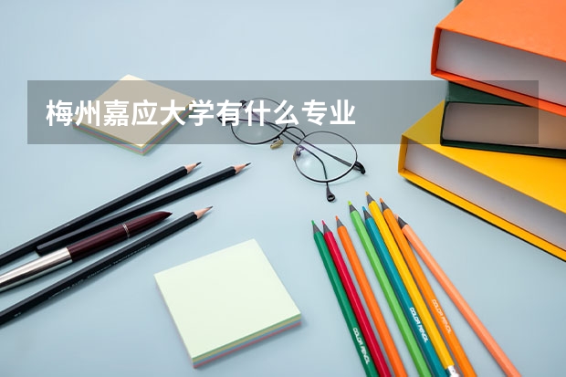 梅州嘉应大学有什么专业