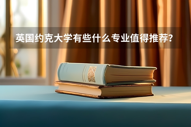 英国约克大学有些什么专业值得推荐？