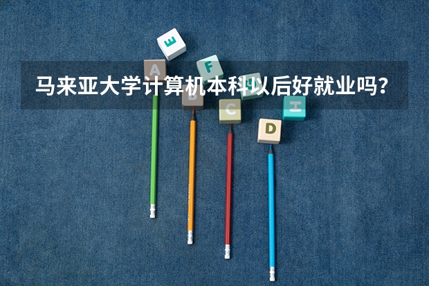 马来亚大学计算机本科以后好就业吗？就业标准是什么？