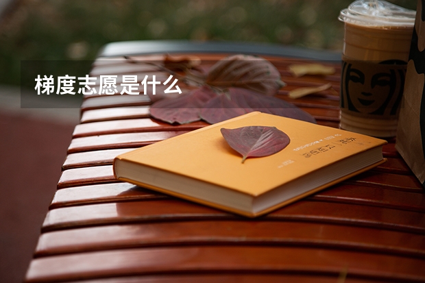梯度志愿是什么