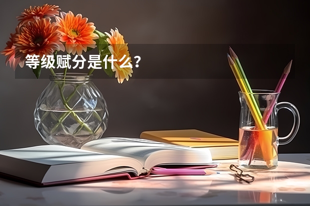 等级赋分是什么？