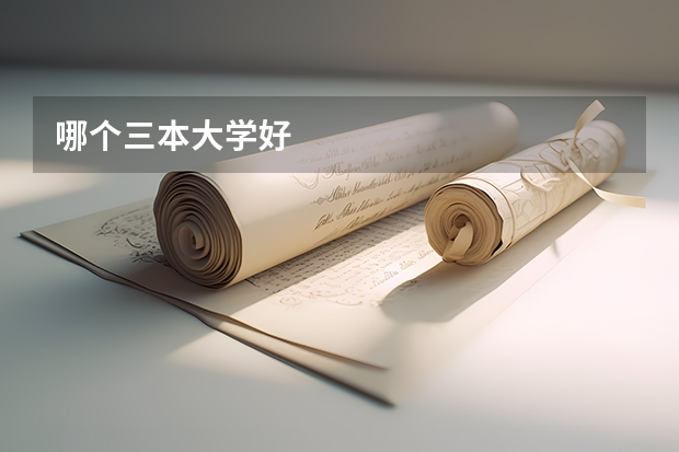 哪个三本大学好