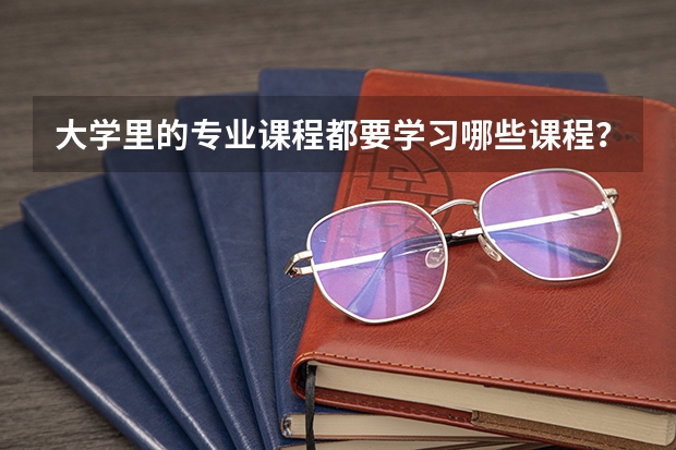 大学里的专业课程都要学习哪些课程？