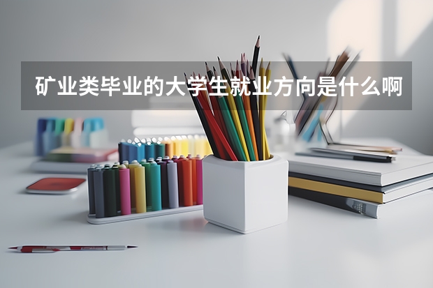 矿业类毕业的大学生就业方向是什么啊?