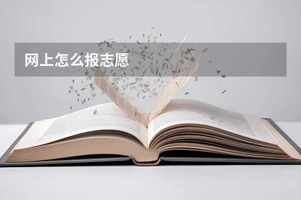 网上怎么报志愿