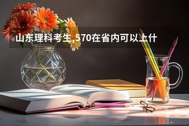 山东理科考生,570在省内可以上什么大学?