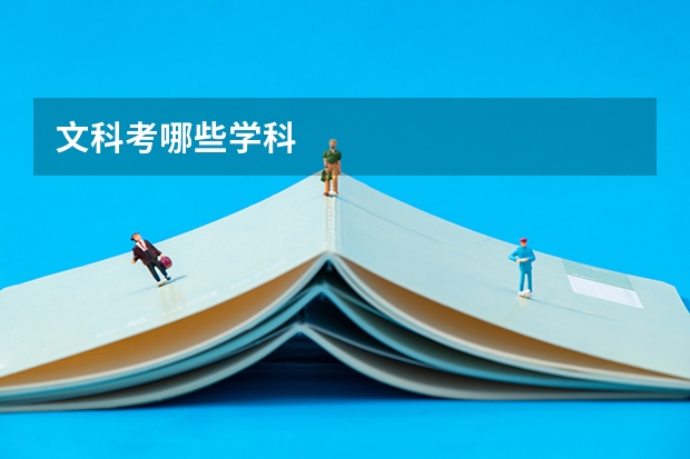 文科考哪些学科