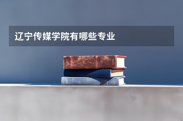 辽宁传媒学院有哪些专业