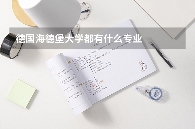 德国海德堡大学都有什么专业