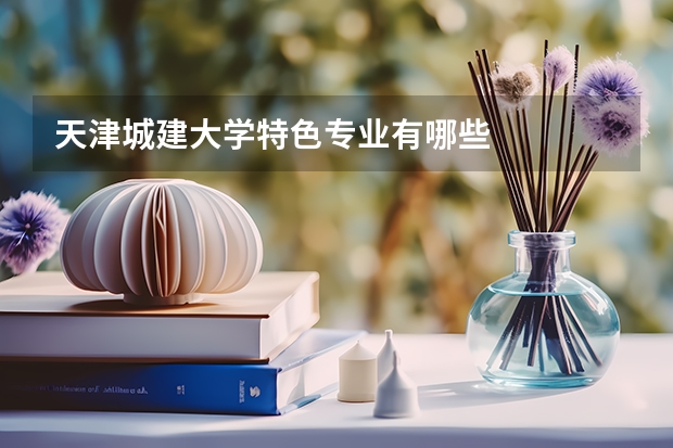 天津城建大学特色专业有哪些