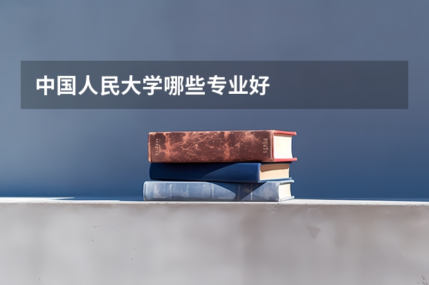 中国人民大学哪些专业好