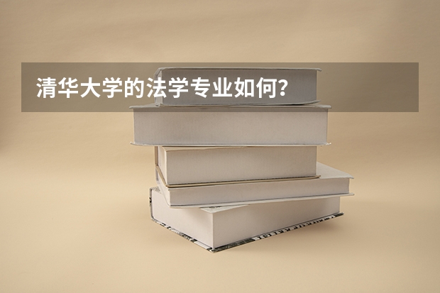 清华大学的法学专业如何？