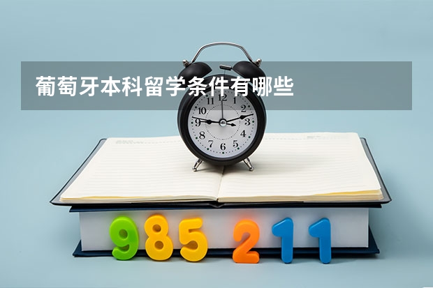 葡萄牙本科留学条件有哪些