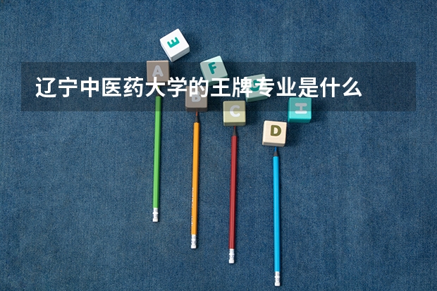 辽宁中医药大学的王牌专业是什么