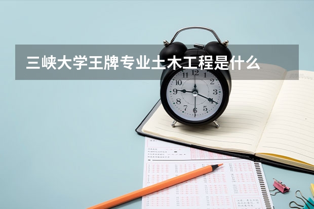 三峡大学王牌专业土木工程是什么