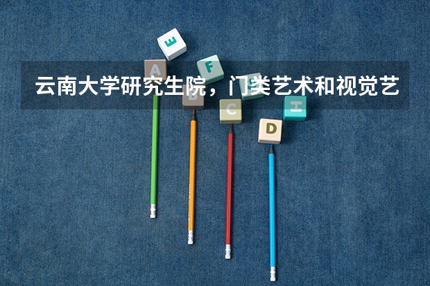云南大学研究生院，门类艺术和视觉艺术创作与研究是什么意思，分别是学什么啊？