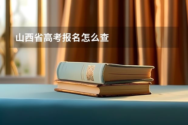 山西省高考报名怎么查