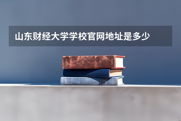 山东财经大学学校官网地址是多少