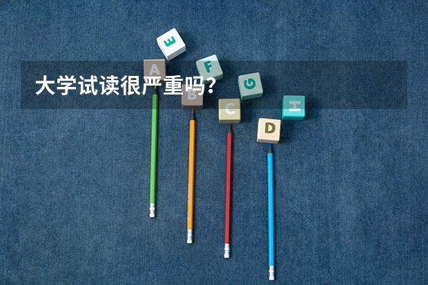 大学试读很严重吗？