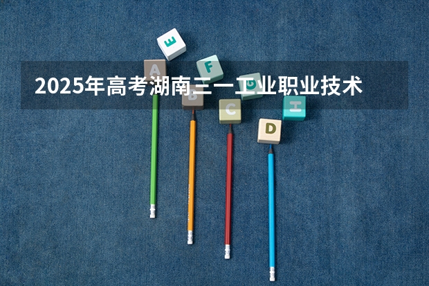 2025年高考湖南三一工业职业技术学院重庆招生计划