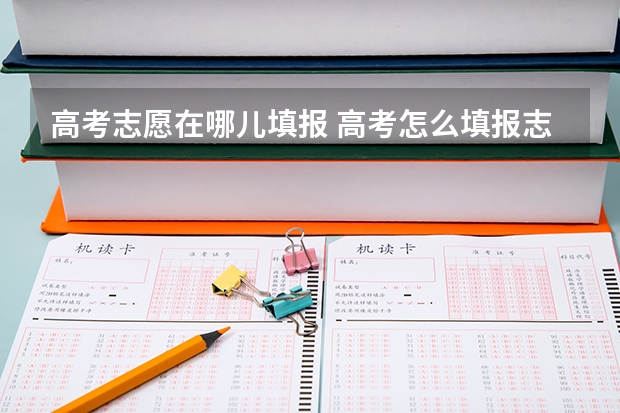 高考志愿在哪儿填报 高考怎么填报志愿具体有哪些步骤