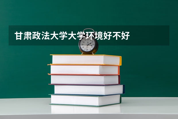 甘肃政法大学大学环境好不好