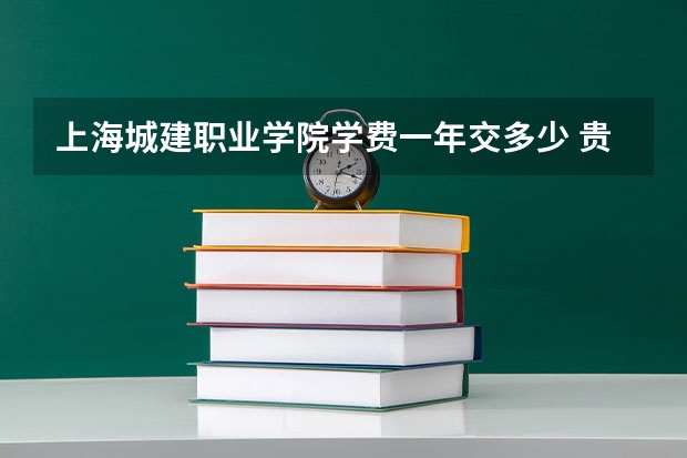 上海城建职业学院学费一年交多少 贵不贵