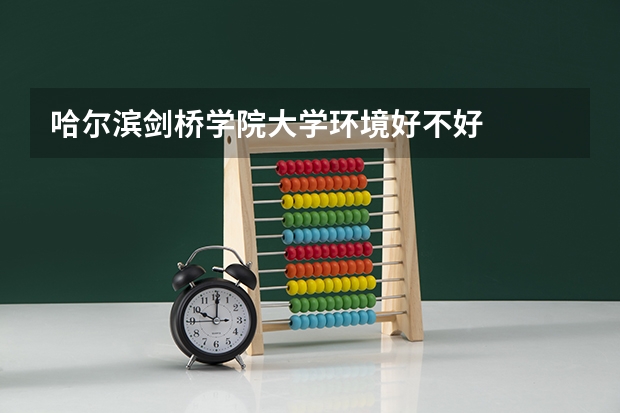 哈尔滨剑桥学院大学环境好不好