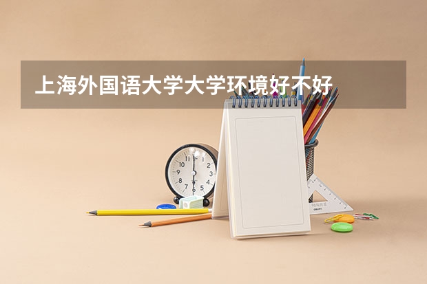 上海外国语大学大学环境好不好