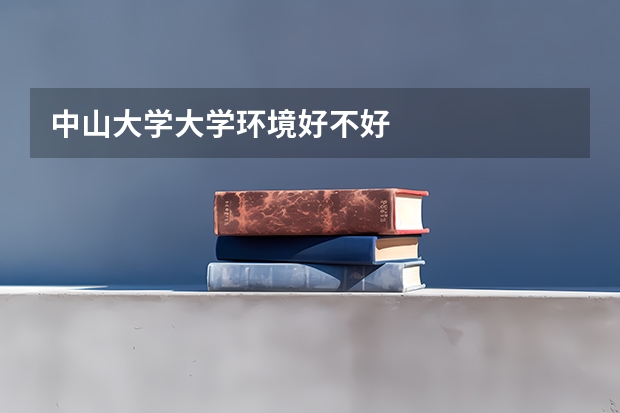中山大学大学环境好不好