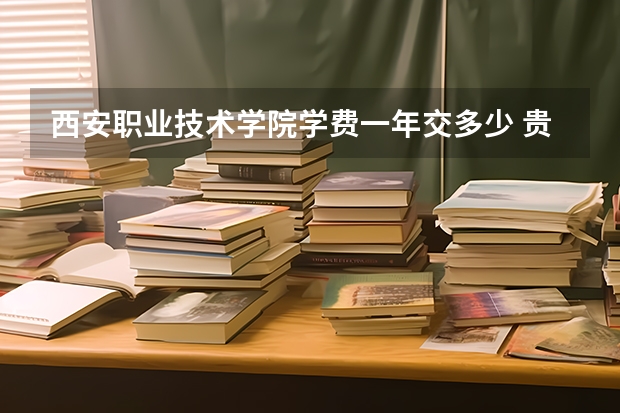 西安职业技术学院学费一年交多少 贵不贵