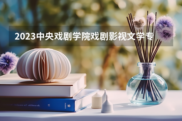 2023中央戏剧学院戏剧影视文学专业分数线是多少（专业历年分数线总汇）