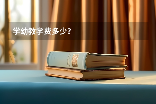 学幼教学费多少？