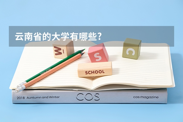 云南省的大学有哪些?