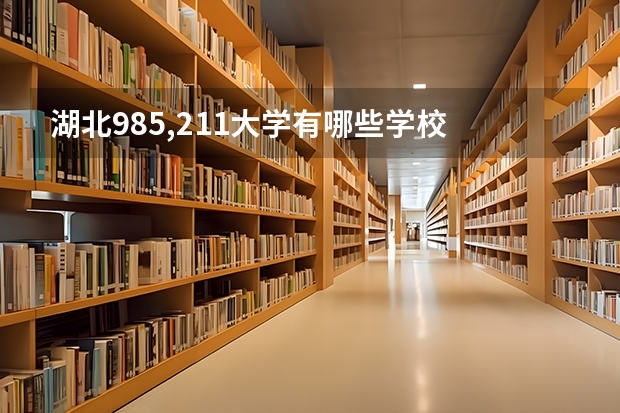 湖北985,211大学有哪些学校