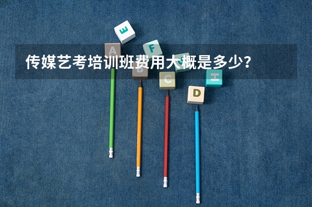 传媒艺考培训班费用大概是多少？
